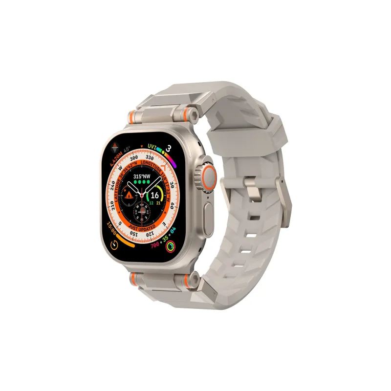 IWabcertoo Watch Band Apple Compatibility Silicone Material-13