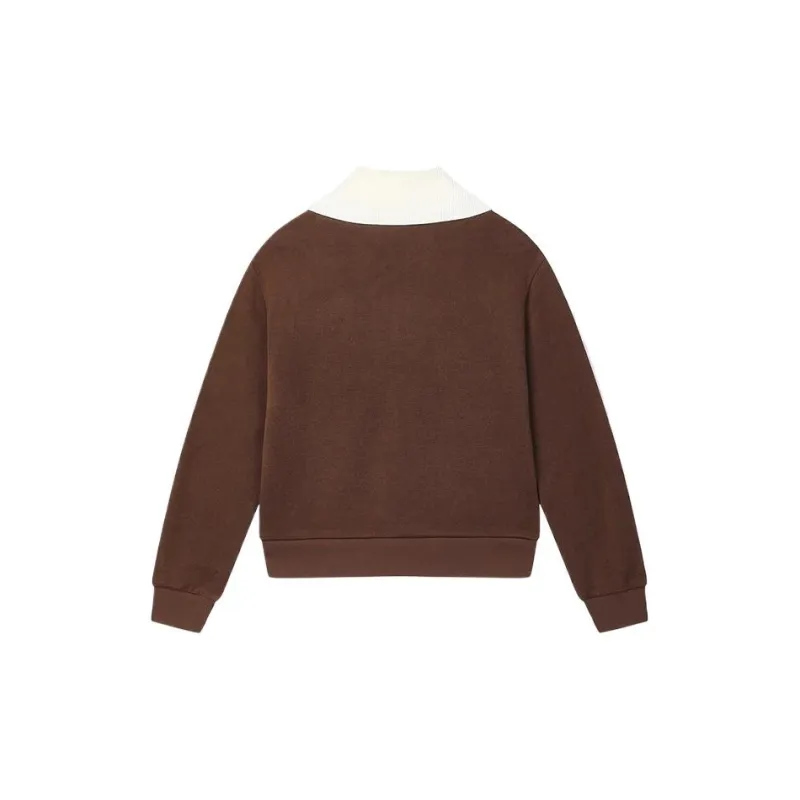 FILA MODERN HERITAGE Sweatshirt Women's Dark Rock Umber-1