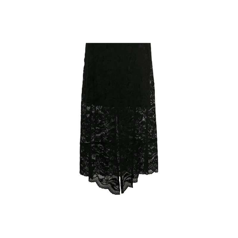 Paco Rabanne High Waist Laced Midi Skirt-5