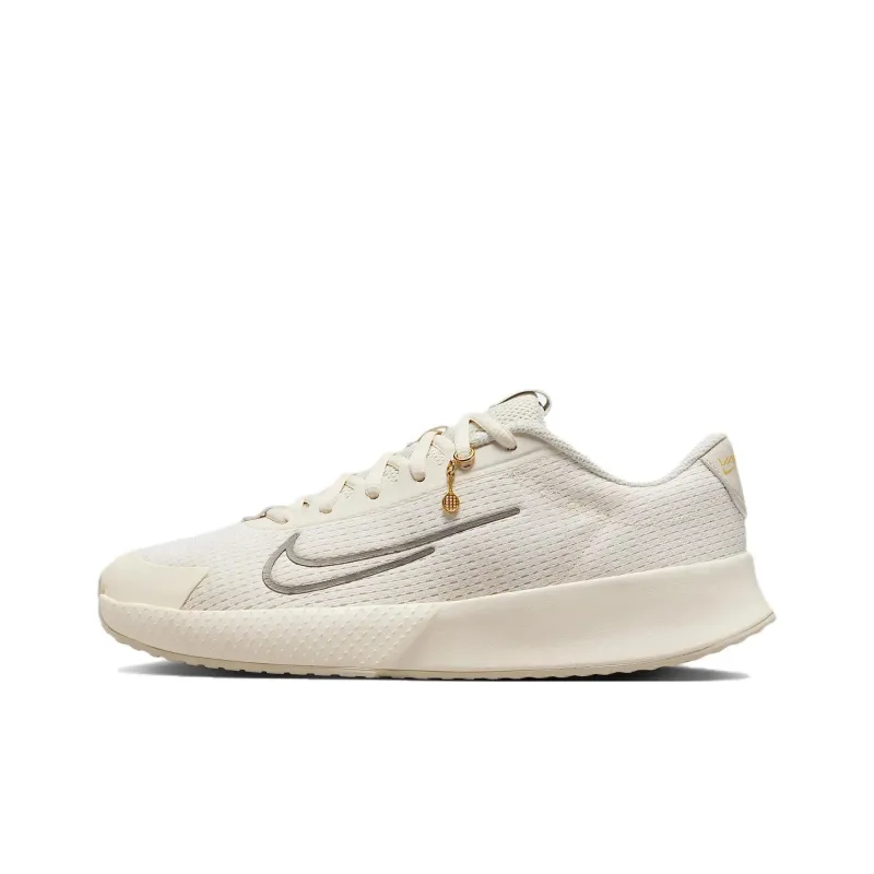 Nike Court Vapor Lite 2 Abrasion Resistant Low Top Tennis Shoes Women's Beige-0