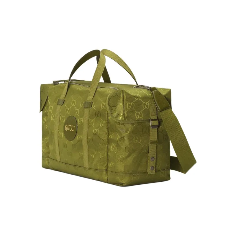 GUCCI Off The Grid Nylon One Shoulder Crossbody Portable Travel Bag Men's Green-1