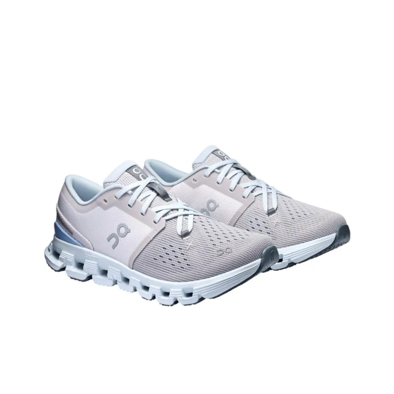On Running Cloud X 4 Silver Chambray Women's-2
