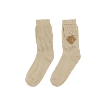 Vans Nicole McLaughlin Mid Calf Socks Men's 2 Pack Oat