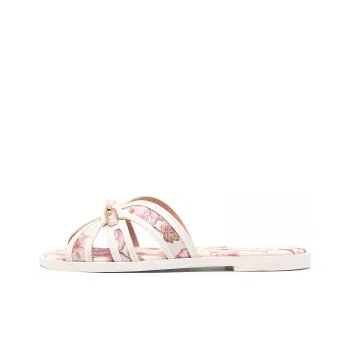 Zimmermann Prisma Floral-print Flat Sandals
