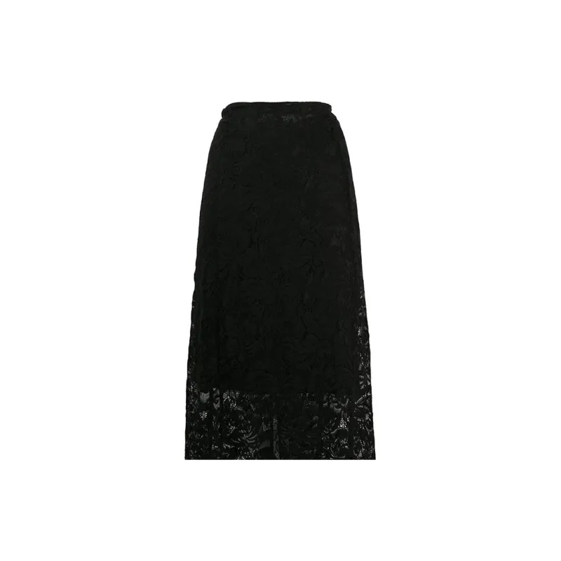 Paco Rabanne High Waist Laced Midi Skirt-4