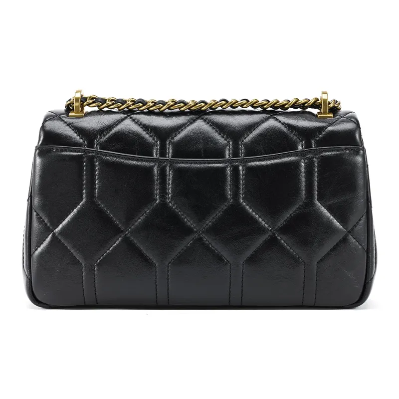 BOSSSUNWEN Cow Leather Crossbody Bag, Shoulder Bag Everyday Casual Vacation Regular Women's Black/Red-3