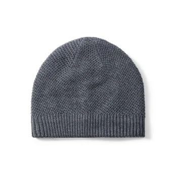 SEPTWOLVES Wool Beanie Outdoor Sports Running Cycling Cold Cap Travel WO Unisex Black/Dark Gray