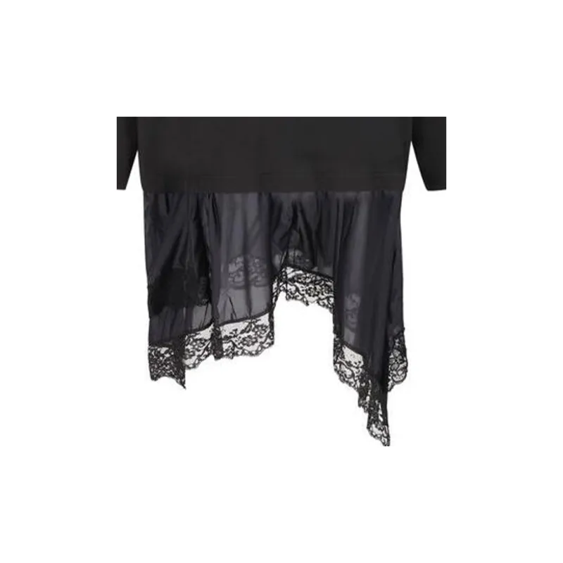 Balenciaga Lace Detailed Hooded Dress-4