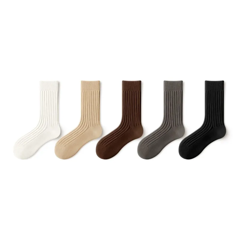 YINSHILIANGPIN Mid Calf Socks Men's 5 Pack-40