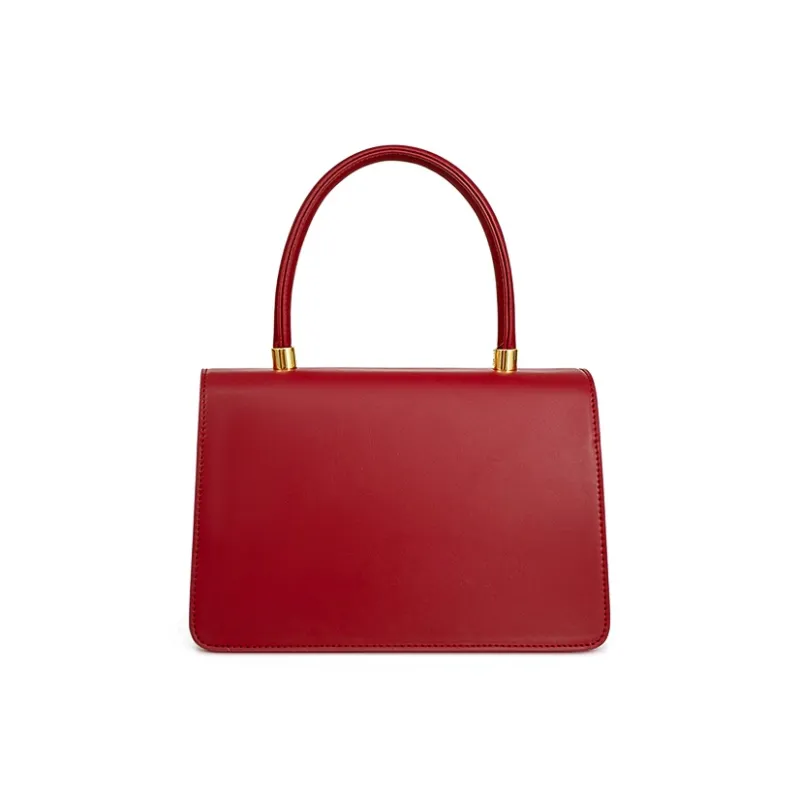 Vigno Synthetic Leather Crossbody Bag Shoulder Bag Regular Women's Red-3