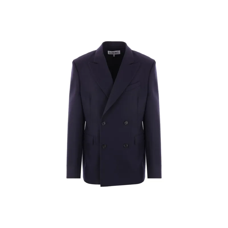 LOEWE Double Breasted Tailored Blazer-1