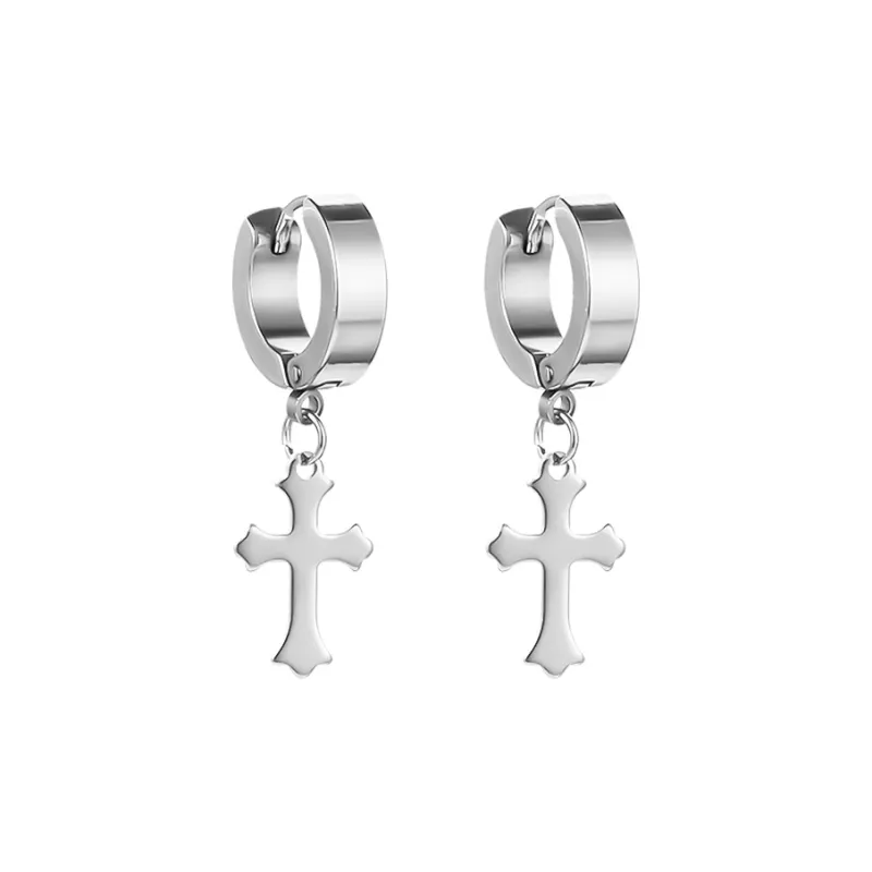 MISS XIA JWY Titanium Steel Earrings Unisex-0