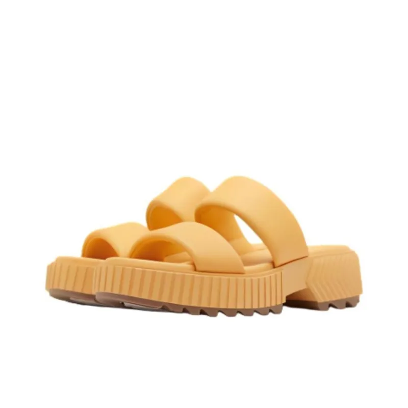 SOREL Rubber Sole Slip-Resistant Slide Slippers Women's Yellow-2