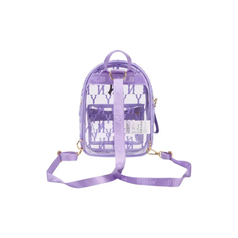MLB Monogram Collection PVC Polyvinyl Chloride Backpack Mini Unisex Purple-3