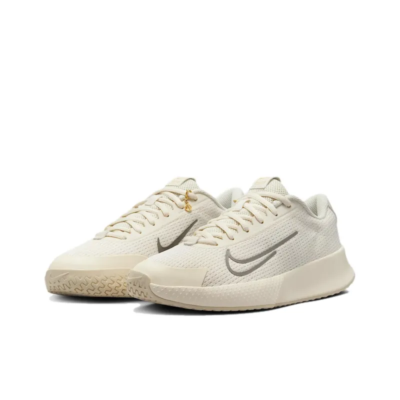 Nike Court Vapor Lite 2 Abrasion Resistant Low Top Tennis Shoes Women's Beige-2