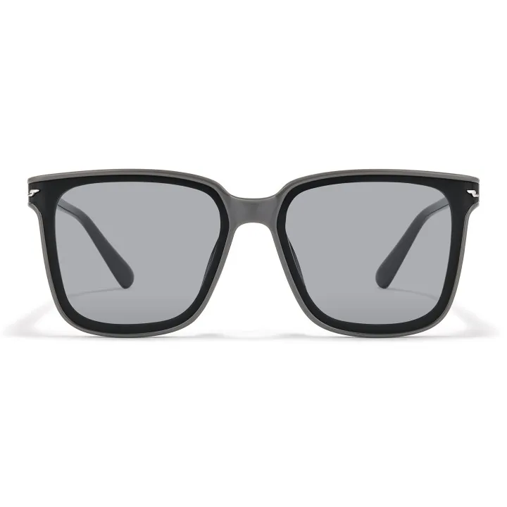 Sagawa TR/Memory Plastic Square Sunglasses Unisex-5