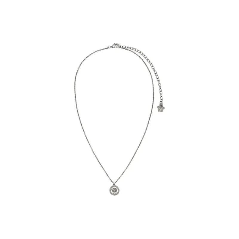 VERSACE Medusa Pendant Polished Effect Necklace-1
