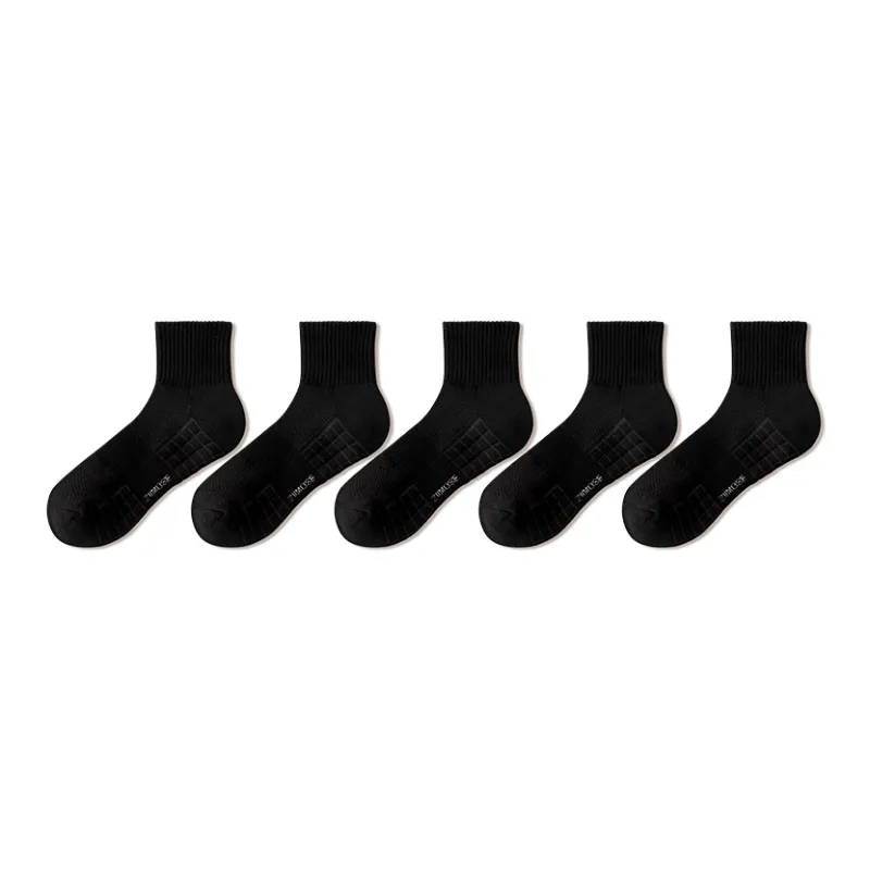 YINSHILIANGPIN Mid Calf Socks Men's 5 Pack-30
