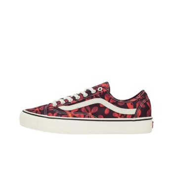 Vans Style 36 Warm And Wear-Resistant Low-Top Canvas Shoes Unisex Black Red