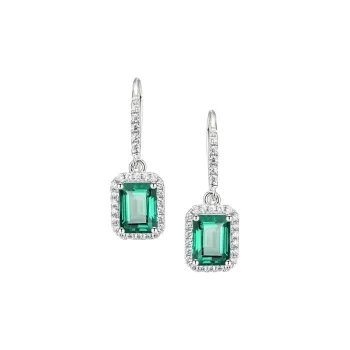 AIDAQIAN S925 Silver Hoop Earrings Drop Earrings Hook Style Women's