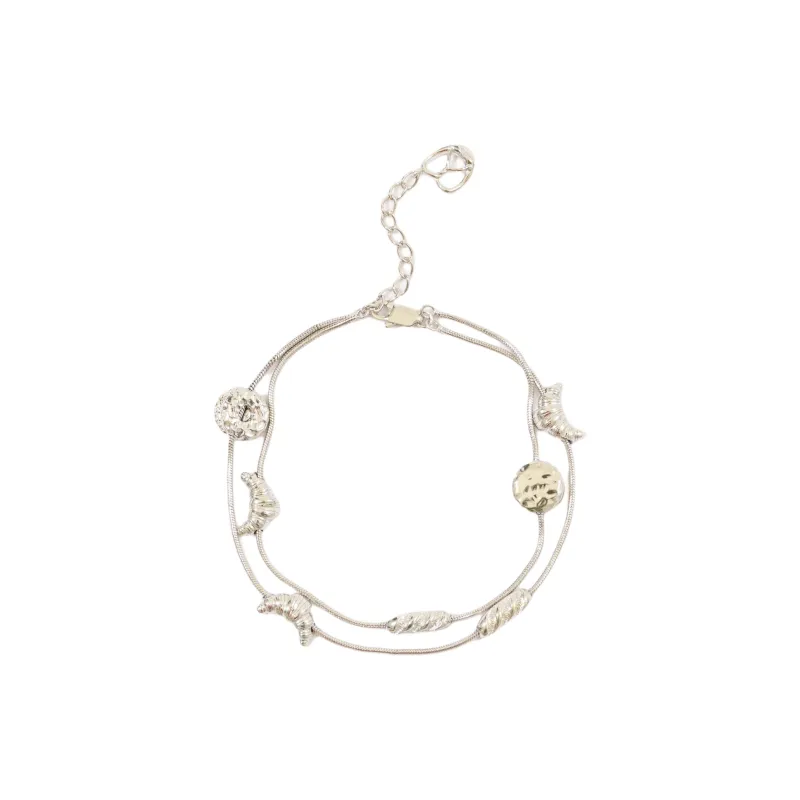 ALFIR 925 Sterling Silver Gold Plated Bracelets Unisex-3