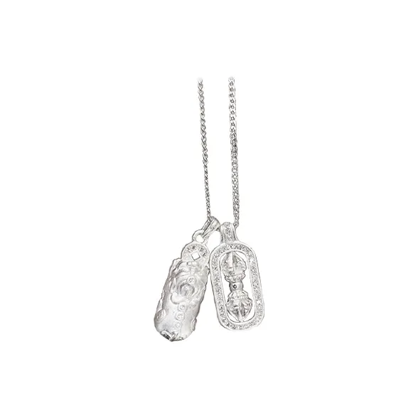 RURA S990 Fine Silver Necklaces Women's Silver-0