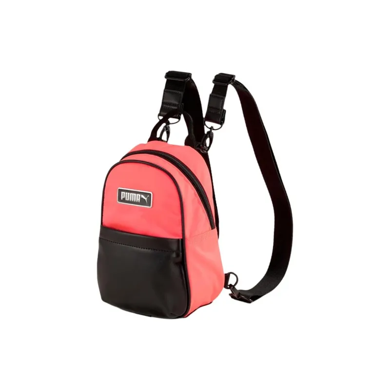 PUMA Artificial Leather Backpack Mini Women's Bright Pink-1