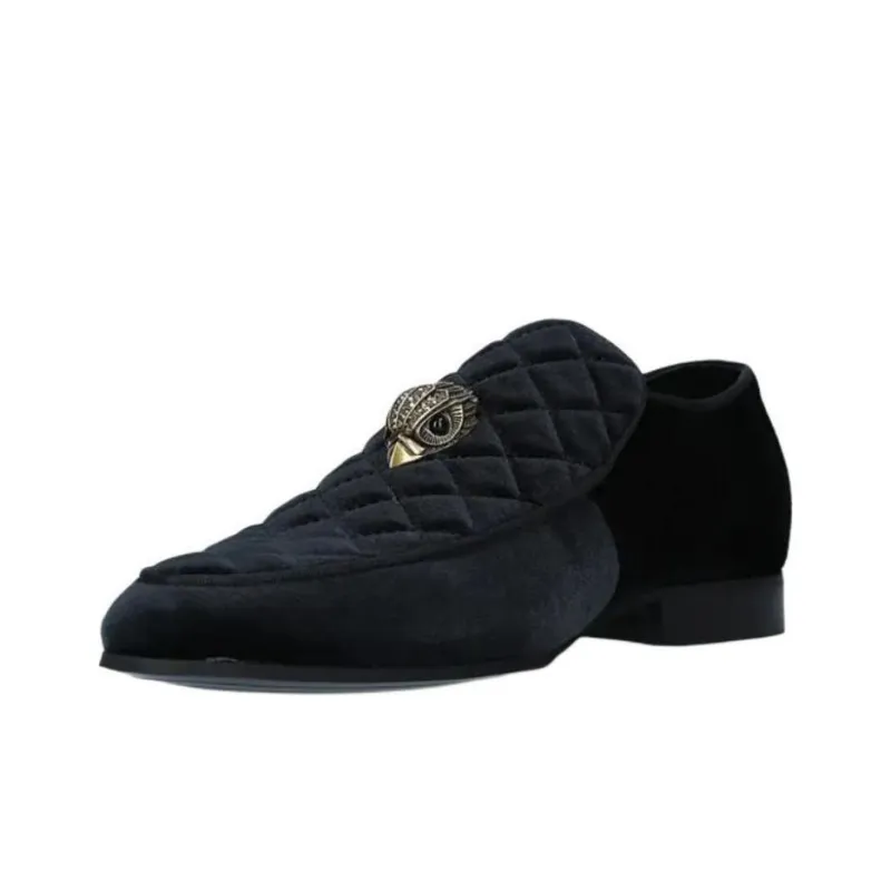 Kurt Geiger London Hugh Eagle Head Loafers Men's Black-2