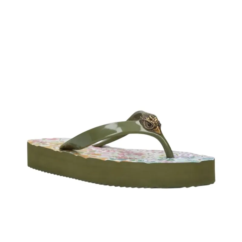 Kurt Geiger London Flip Flops Women's Green-2