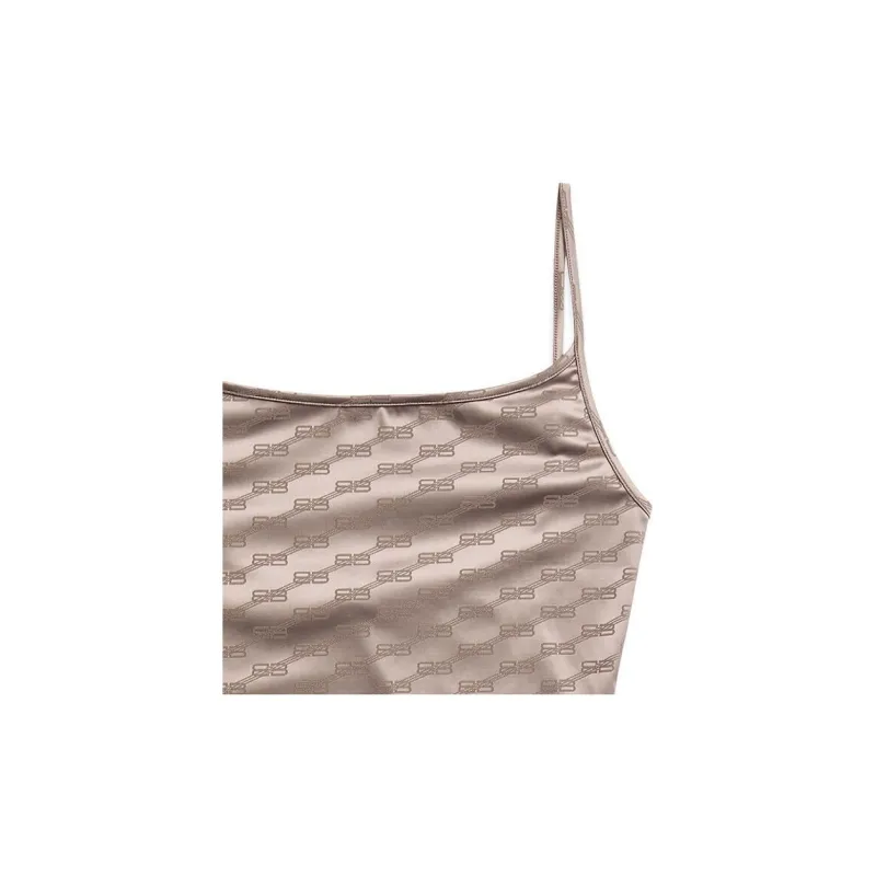 Balenciaga Underwear Slip Dress 'Dark Beige'-4