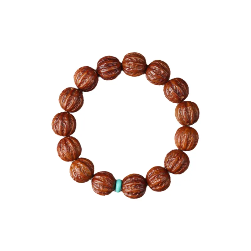 Xifeng Building Monkey Head Walnut Bracelets Unisex-0
