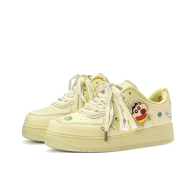 Crayon Shinchan Low Top Skateboard Shoes Unisex-11
