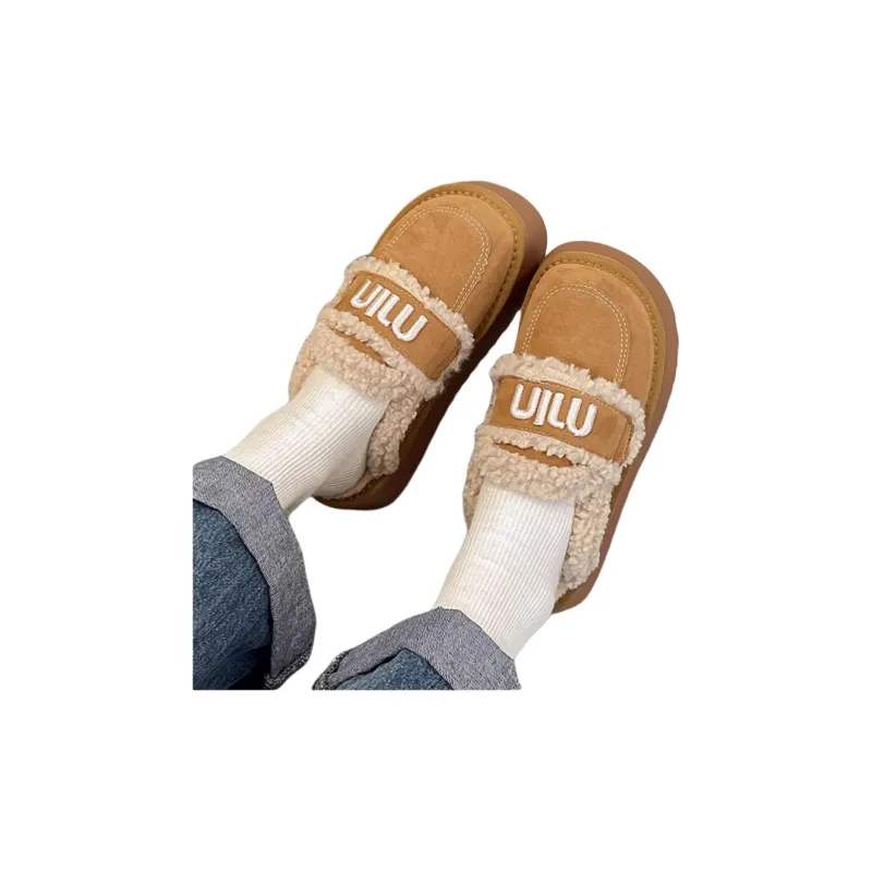 Yamada Hyakuju Home Slippers Khaki Brown-8