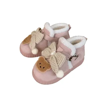 SHIGUDE Indoor Cotton Slipper Shoes Women's Pink
