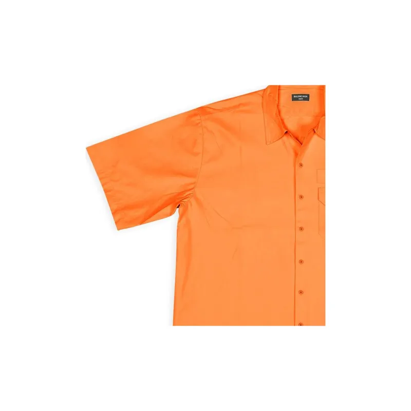 Balenciaga Shirts Men Orange-2