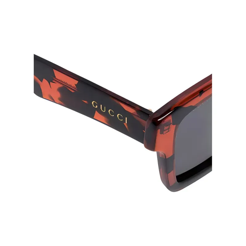 GUCCI Tortoise Square Frame Sunglasses-2