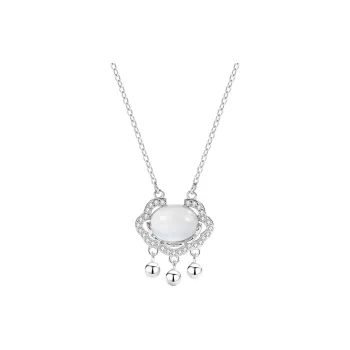CHINA GOLD Chalcedony Necklaces Women's