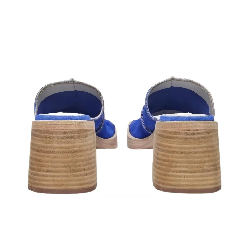 MIISTA Slide Slippers Women's Blue-4