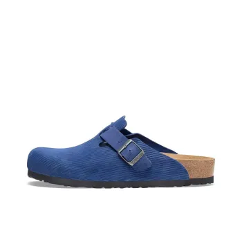 Birkenstock Boston Suede Embossed 'Indigo Blue'