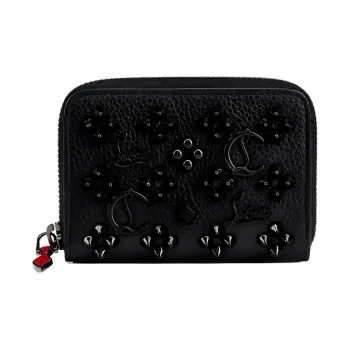 CL LUBOTING Cow Leather Wallet Women's Black