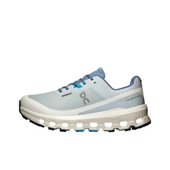 On Cloudvista 2 Anti Slip Wear Resistant Low Top Running Shoes Women's Blue White