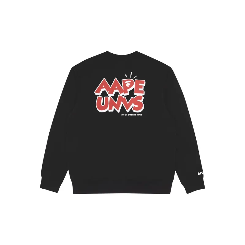 Aape x Disney Sweatshirt Men's Black-1