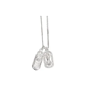 CUTE DAME S990 Sterling Silver Necklaces Women's Silver