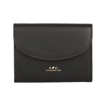 A.P.C Genève Logo Detailed Card Holder