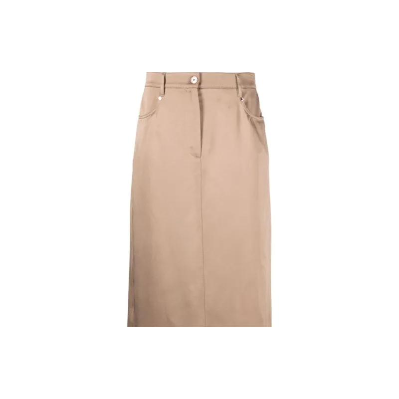 Brunello Cucinelli Straight cut Midi Skirt-4