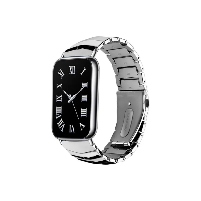 Mr. Strap Xiaomi Red Beige Compatibility Watch Band Made Of Steel-0