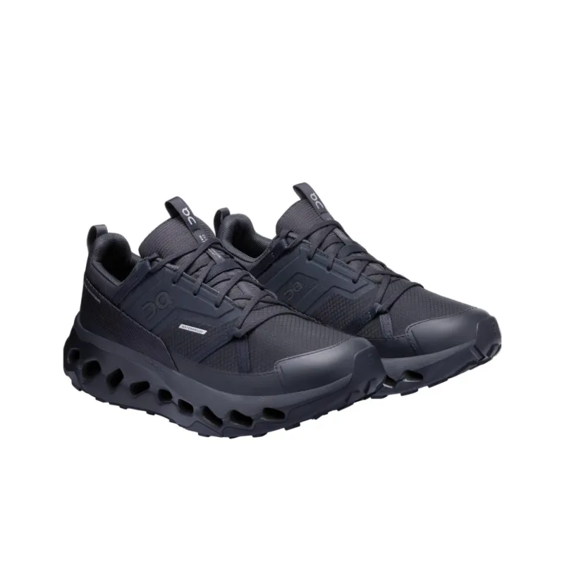 On Running CloudhorizOn Waterproof Black Women's-2