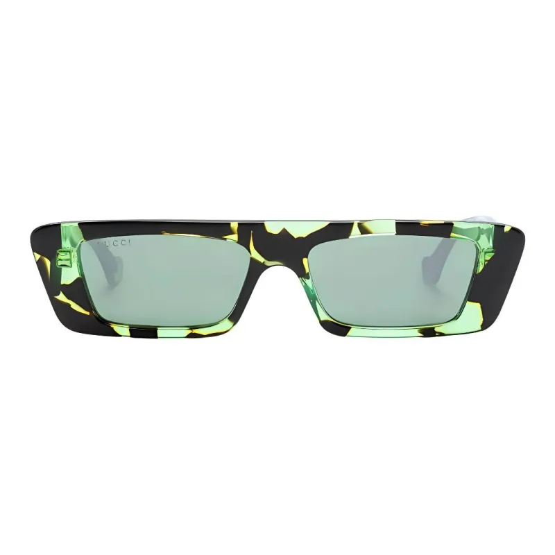 GUCCI Tortoise Flattop Frame Sunglasses-1