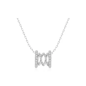 Chongqing Gold Store S925 Silver Necklaces Women's