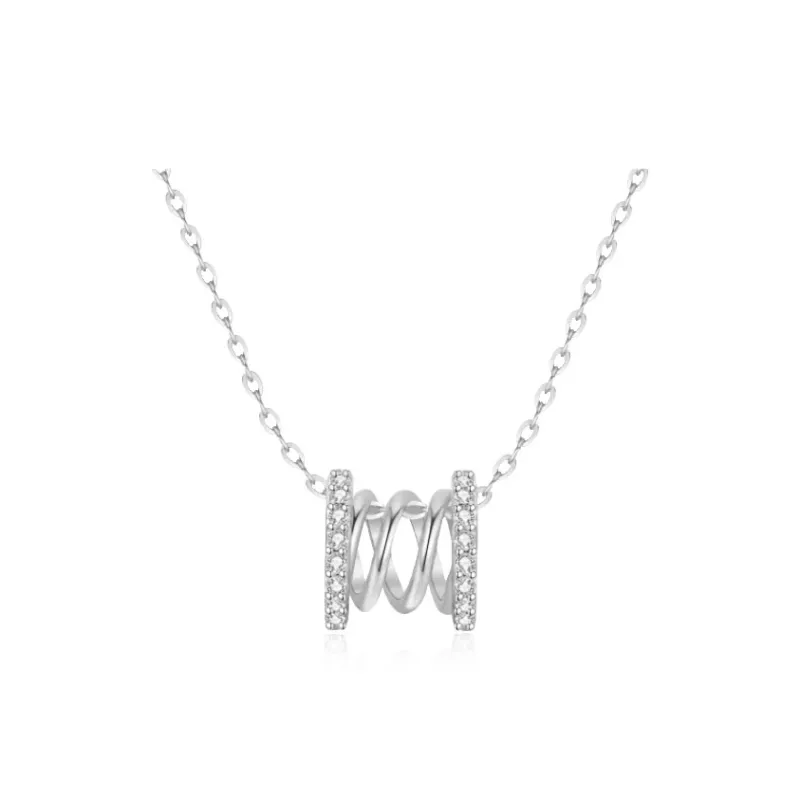 Chongqing Gold Store S925 Silver Necklaces Women's-0